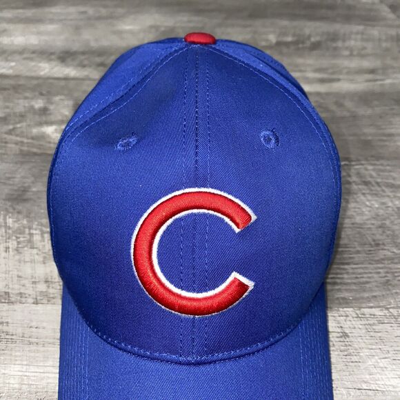 Chicago Cubs Team MLB OC Sports Hat Cap Royal Blue Red C Team Logo Adjustable - Picture 3 of 11